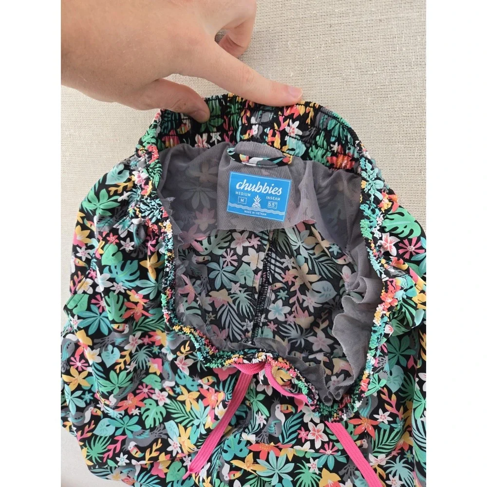 Chubbies The Bloomerangs Swim Trunks M 5.5